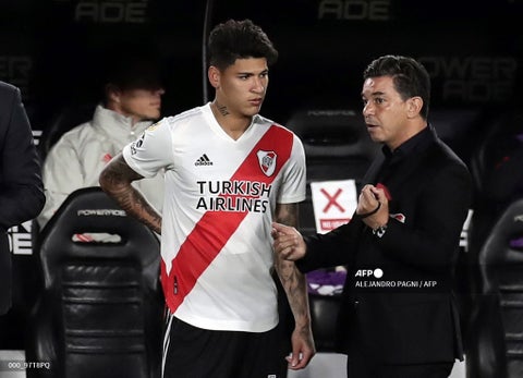 Jorge Carrascal y Marcelo Gallardo; River Plate