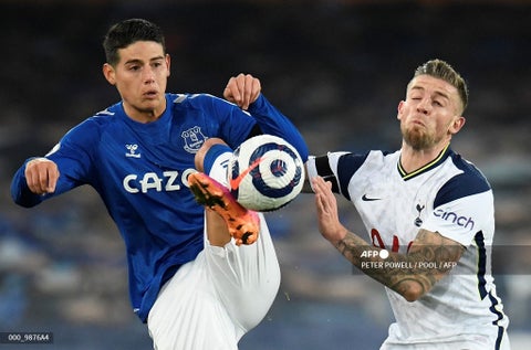 James Rodríguez - Everton vs Tottenham