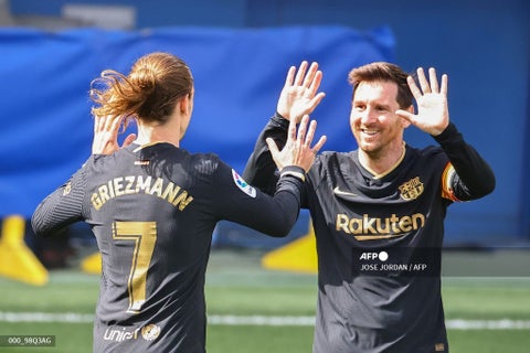 Messi y Griezmann - Barcelona 2021