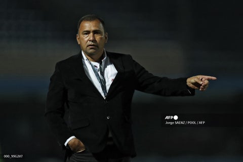 Hárold Rivera, técnico de Santa Fe