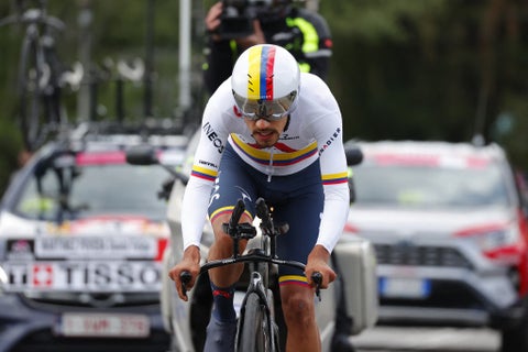 Daniel Martínez tuvo una destacada contrarreloj en la París Niza 2022