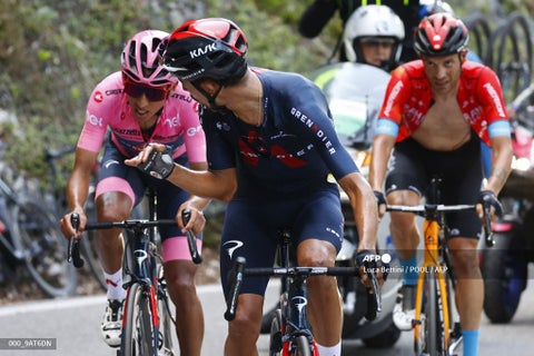 Daniel Martínez y Egan Bernal