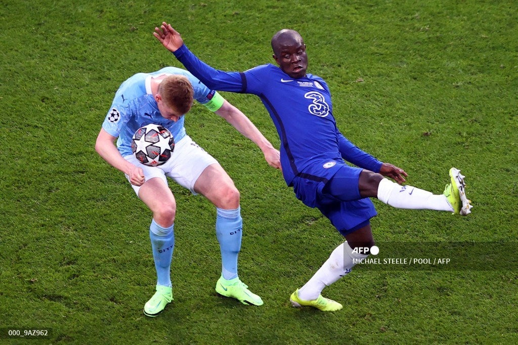 Kevin De Bruyne y Kanté