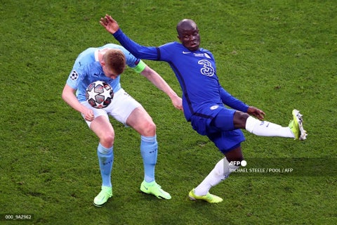 Kevin De Bruyne y Kanté
