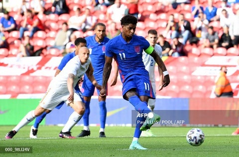 Rashford, jugador de Inglaterra