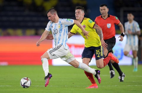 Colombia Vs Argentina 2021-I