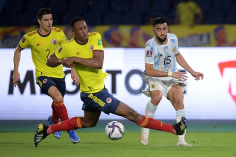 Selección Colombia, Colombia vs Argentina, Yerry Mina