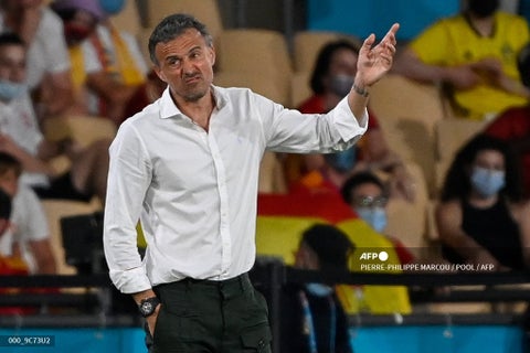 Luis Enrique, técnico de España