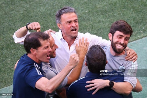 Luis Enrique, técnico de España