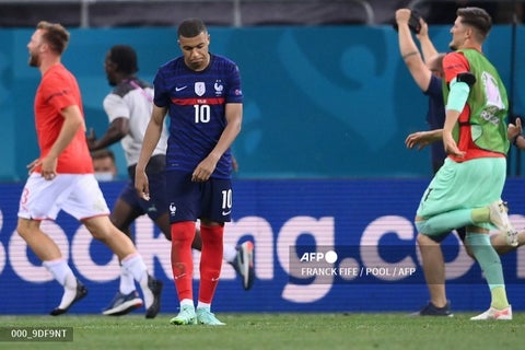 Mbappé, jugador de Francia