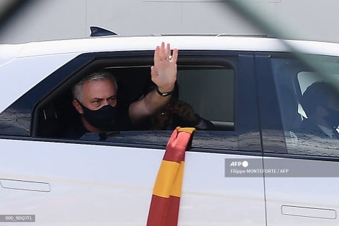 José Mourinho, técnico de AS Roma