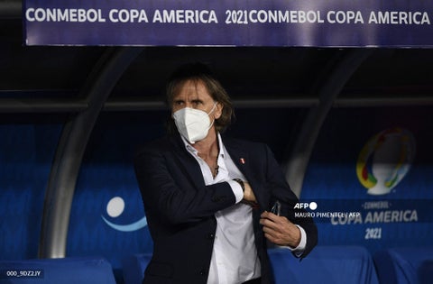 Ricardo Gareca, técnico de Perú