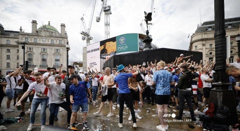 Eurocopa 2021, incidentes en la final