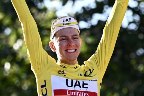 Tadej Pogacar, actual campeón del Tour de Francia