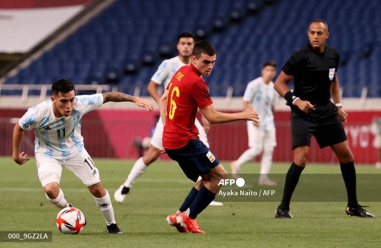 Pedri, jugador de España