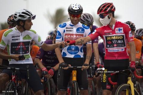 Egan Bernal y Primoz Roglic