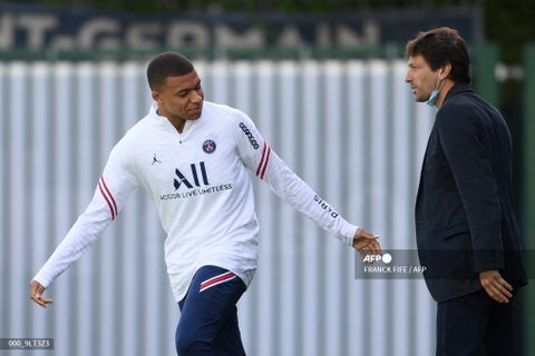 Mbappé y Leonardo