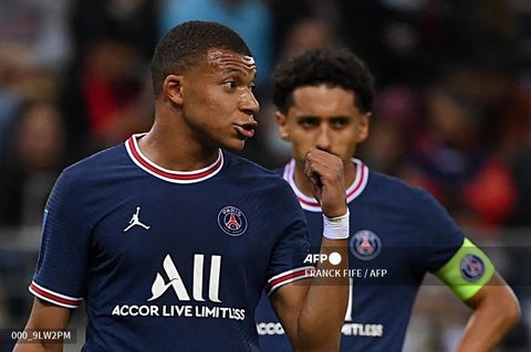 Mbappé, jugador del PSG