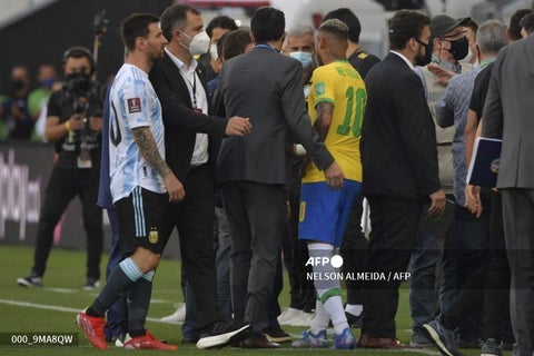 Brasil vs Argentina suspendido por Eliminatoria