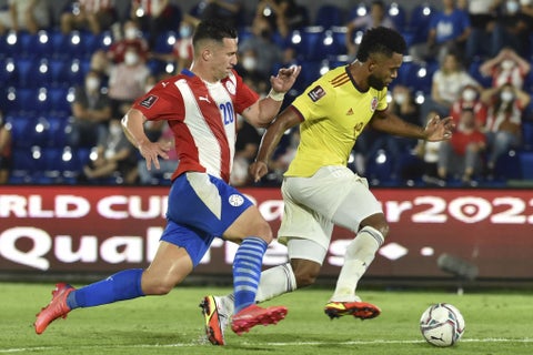 Selección Colombia vs Paraguay; Eliminatorias Qatar 2022