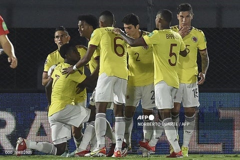Colombia vs Paraguay, eliminatoria