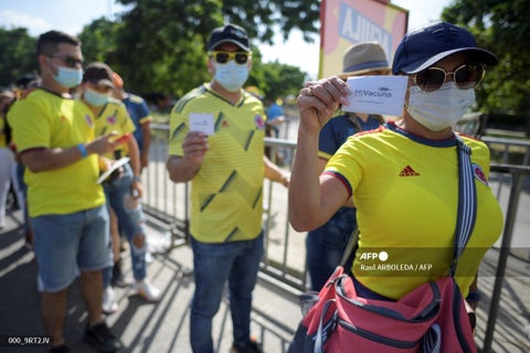 Hinchas de la Selección Colombia