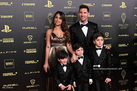 Lionel Messi y su familia 2021-2