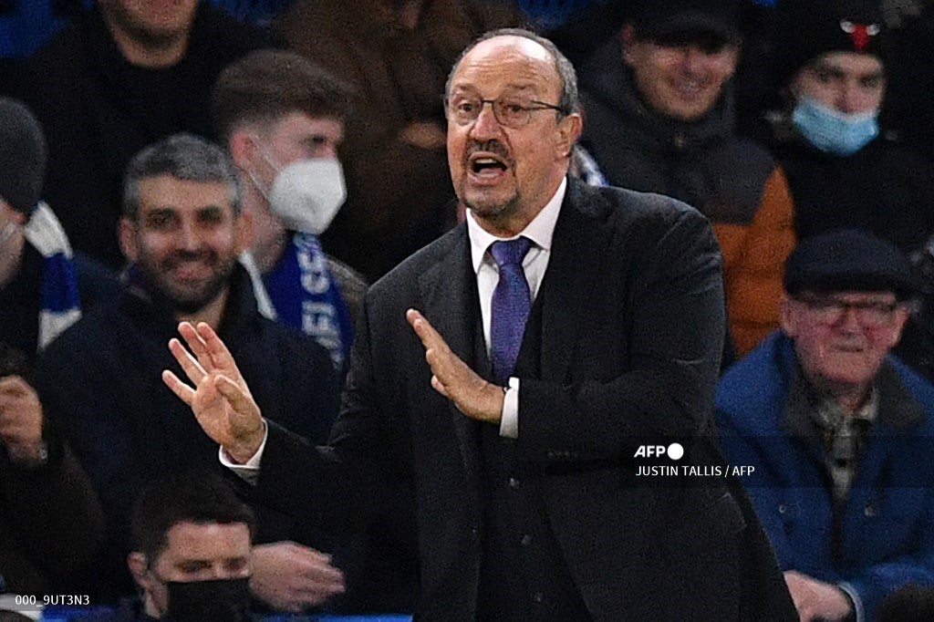 Rafa Benítez en su época como técnico del Everton