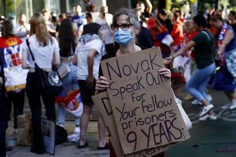 Seguidores de Novak Djokovic