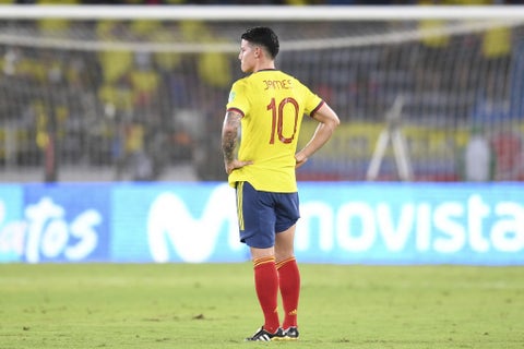 Selección Colombia, Eliminatorias qatar 2022, James Rodríguez