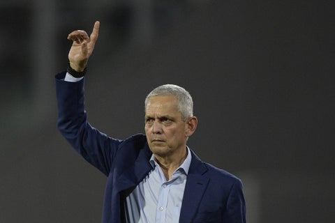Reinaldo Rueda en sus últimos partidos con la Selección Colombia.