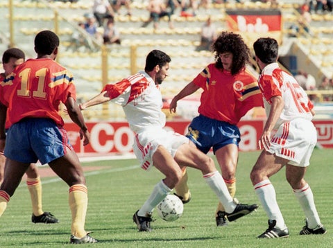 Colombia vs Emiratos Árabes; Italia 90