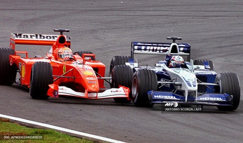 Juan Pablo Montoya, Michael Schumacher