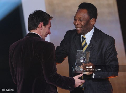 Lionel Messi y Pelé