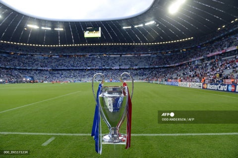 Trofeo de la Champions League en el año 2012.