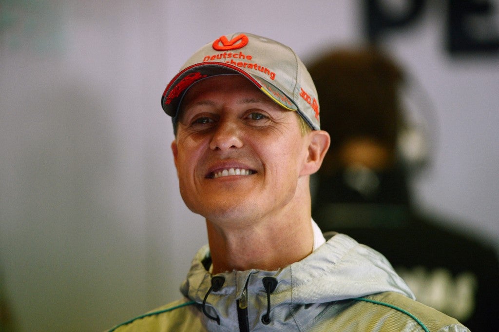 Michael Schumacher, piloto de equipos como Ferreari, Renault y Mercedes