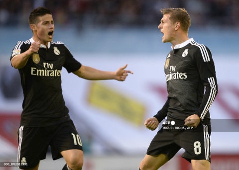 James Rodríguez y Toni Kroos, Real Madrid