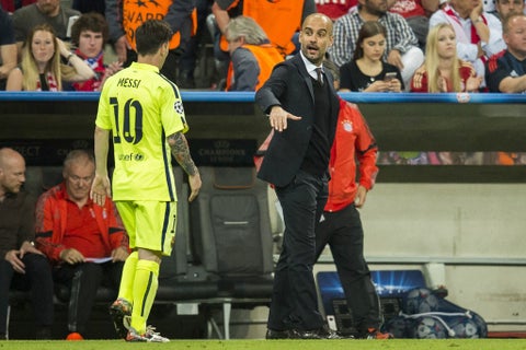 Messi y Guardiola