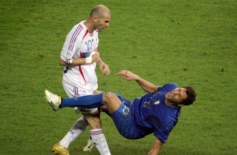 Zidane y Materazzi