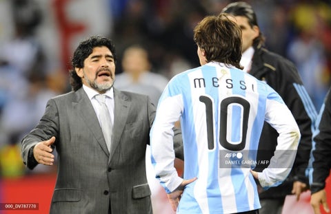 Lionel Messi, Maradona