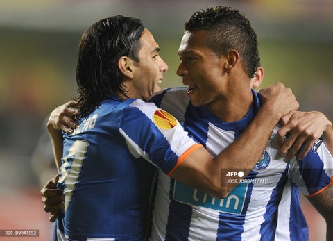 Falcao García y Fredy Guarín, Porto