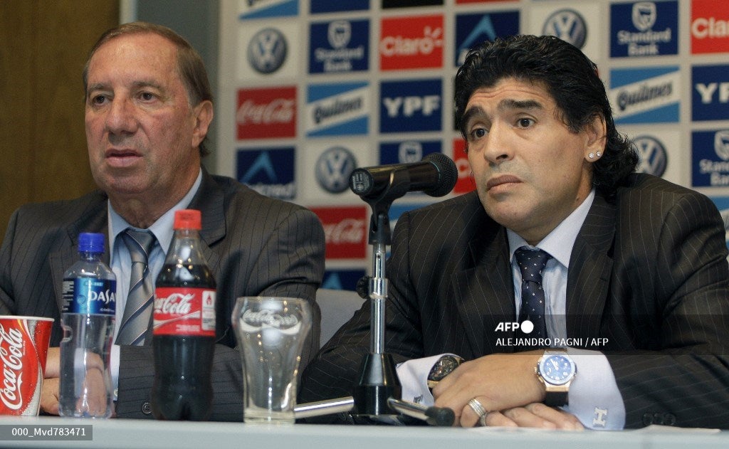 Salvador Bilardo y Maradona