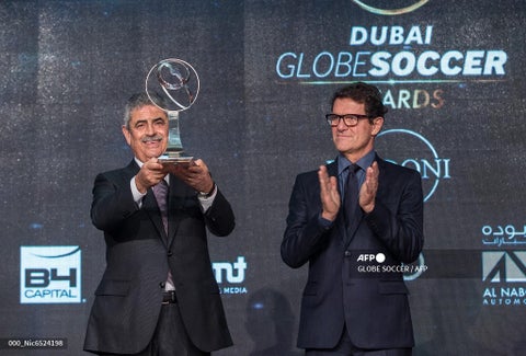 Luís Filipe Vieira y Fabio Capello