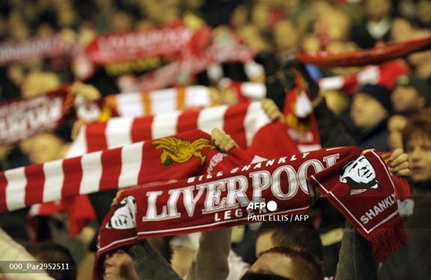 Liverpool, hinchas en Anfield Road