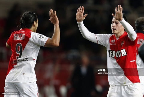 Falcao Y James Rodríguez - AS Mónaco