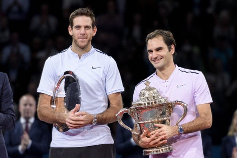 Emotivo mensaje de Juan Martín del Potro a Roger Federer