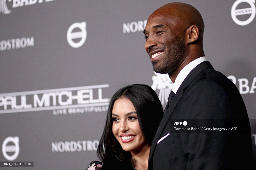 Vanessa Bryant y Kobe Bryant