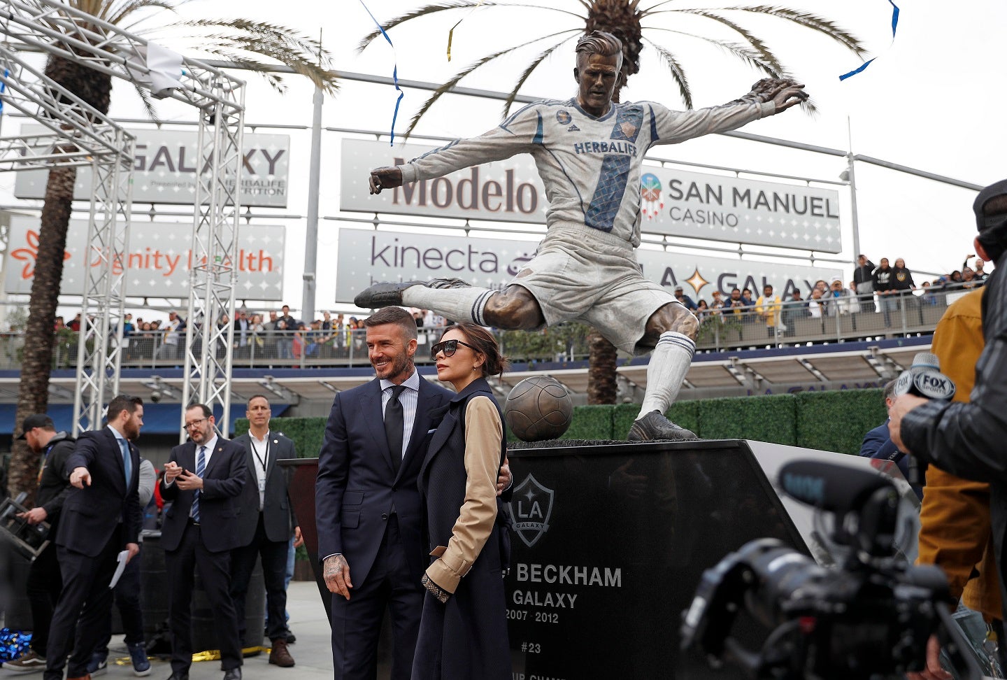 Estatua de David Beckham