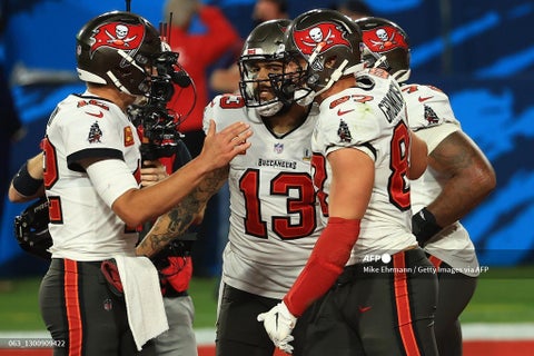 Tom Brady y Gronkowski