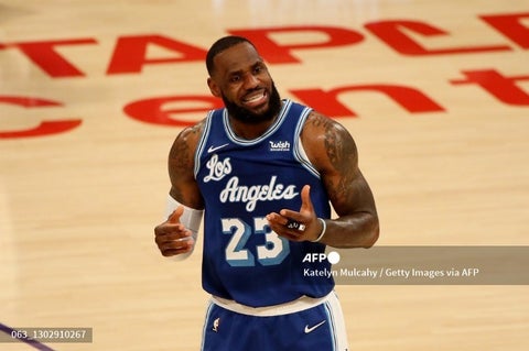 LeBron James, jugador de Los Ángeles Lakers